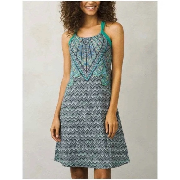 Prana Dragonfly Samba Quinn Sleeveless Mini Dress - Picture 1 of 14